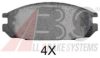 A.B.S. 36693 OE Brake Pad Set, disc brake